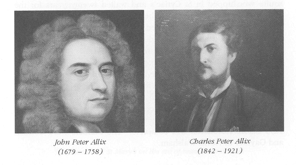 John Peter and Charles Peter Allix